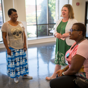 Advocates team smiling